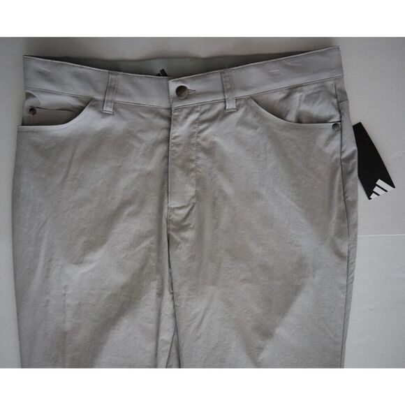 Adidas ADVR0856 Men's Sz 34/30 Gray Slim Fit 5-Pocket Golf Pants - Picture 8 of 11